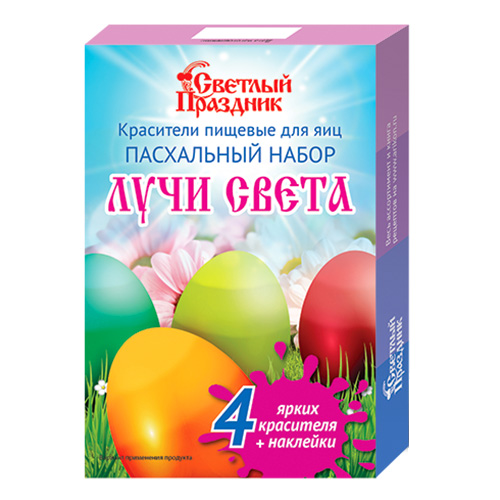 Набор Пасхальный СВЕТЛЫЙ ПРАЗДНИК Лучи света для семейного тв-ва 1 шт.