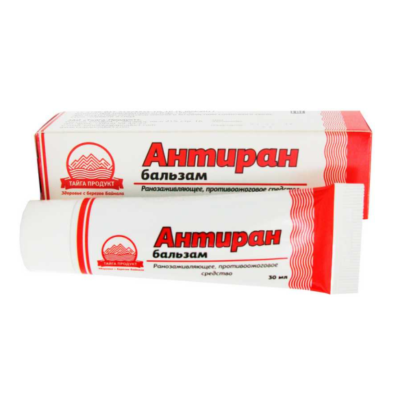 Бальзам АНТИРАН 30 мл., ранозаживляющая, противоожоговая мазь